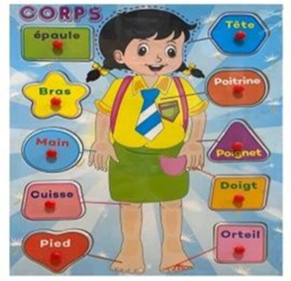 PUZZLES EN BOIS CORPS HUMAIN