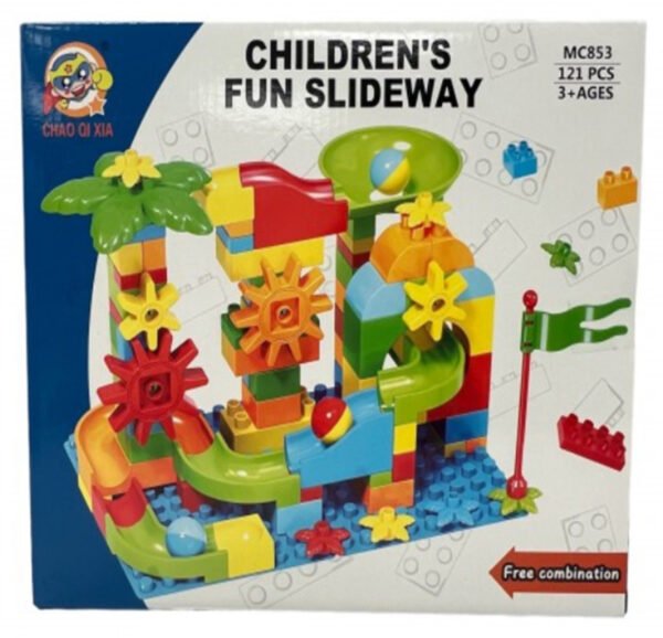 Children's fun slideway jeux montessori
